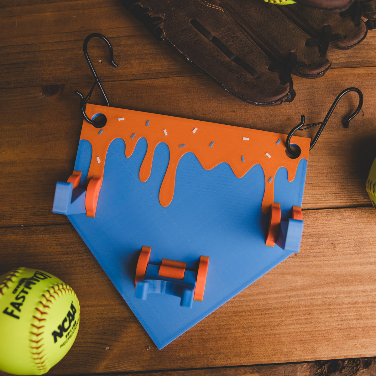 Dugout Buddy- Blue + Orange