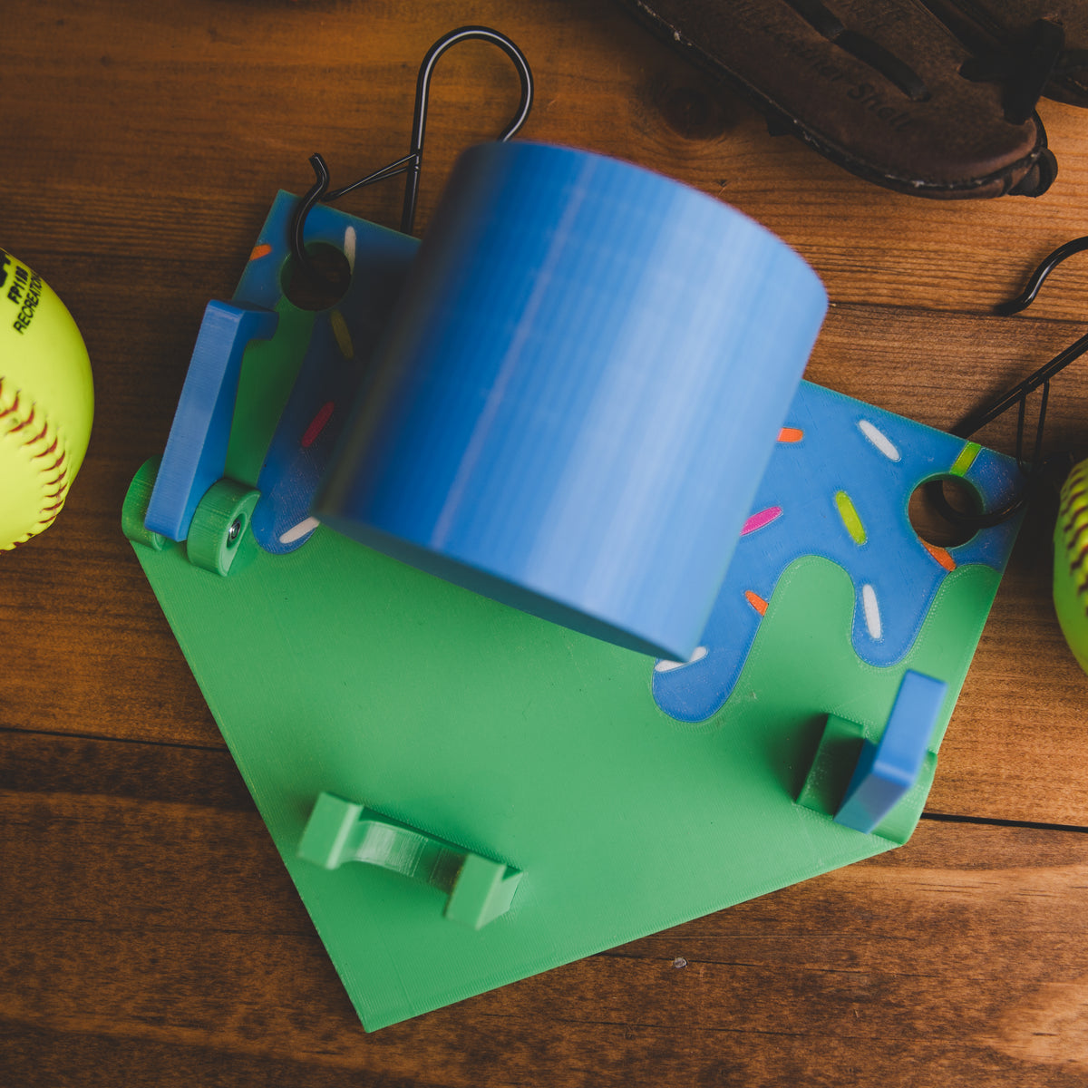 Dugout Buddy- Green/ blue