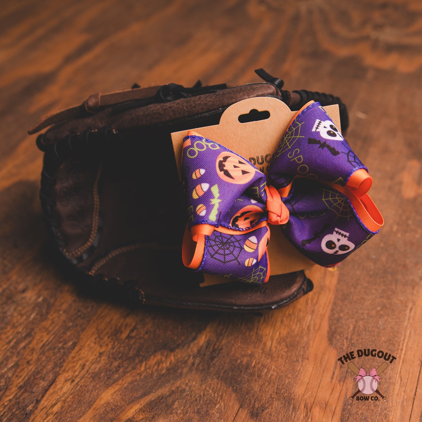 Purple Spooky Bow