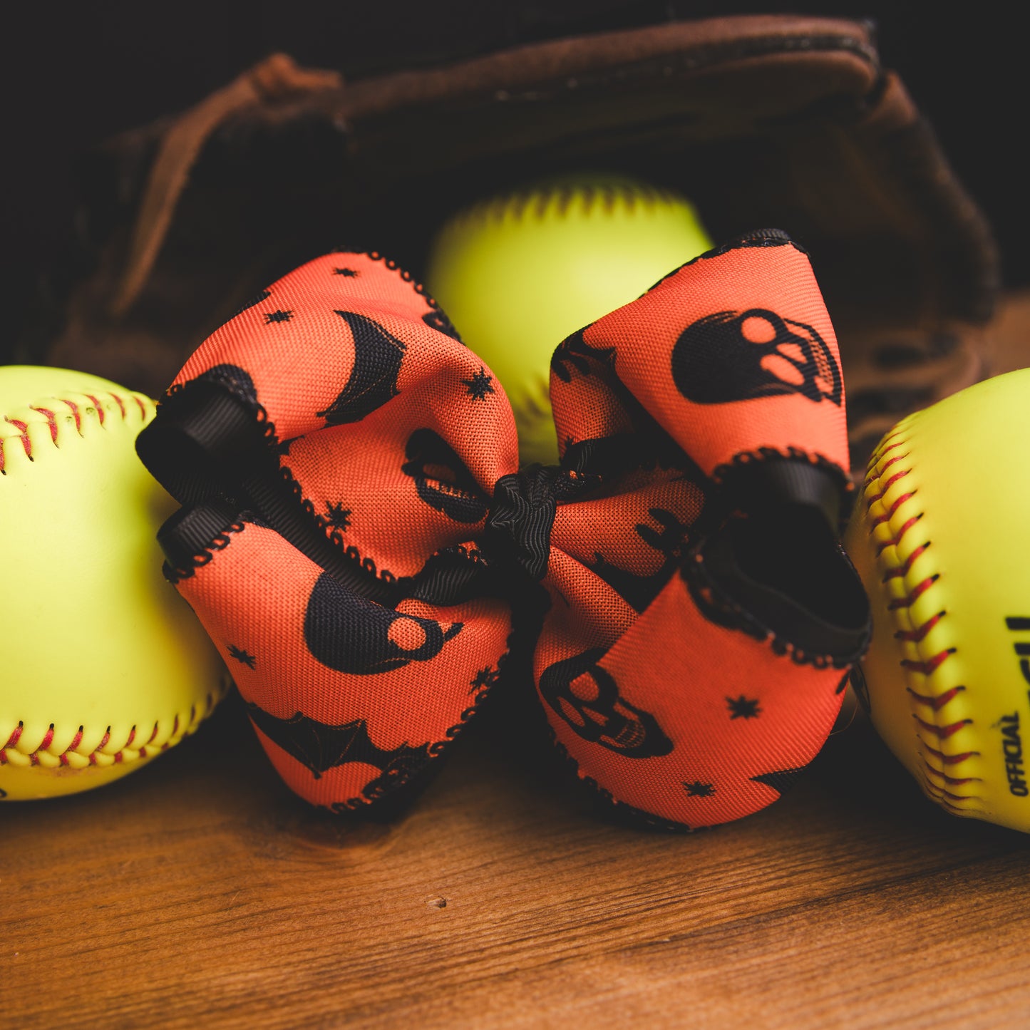 TB Orange Batties- Ribbon Center