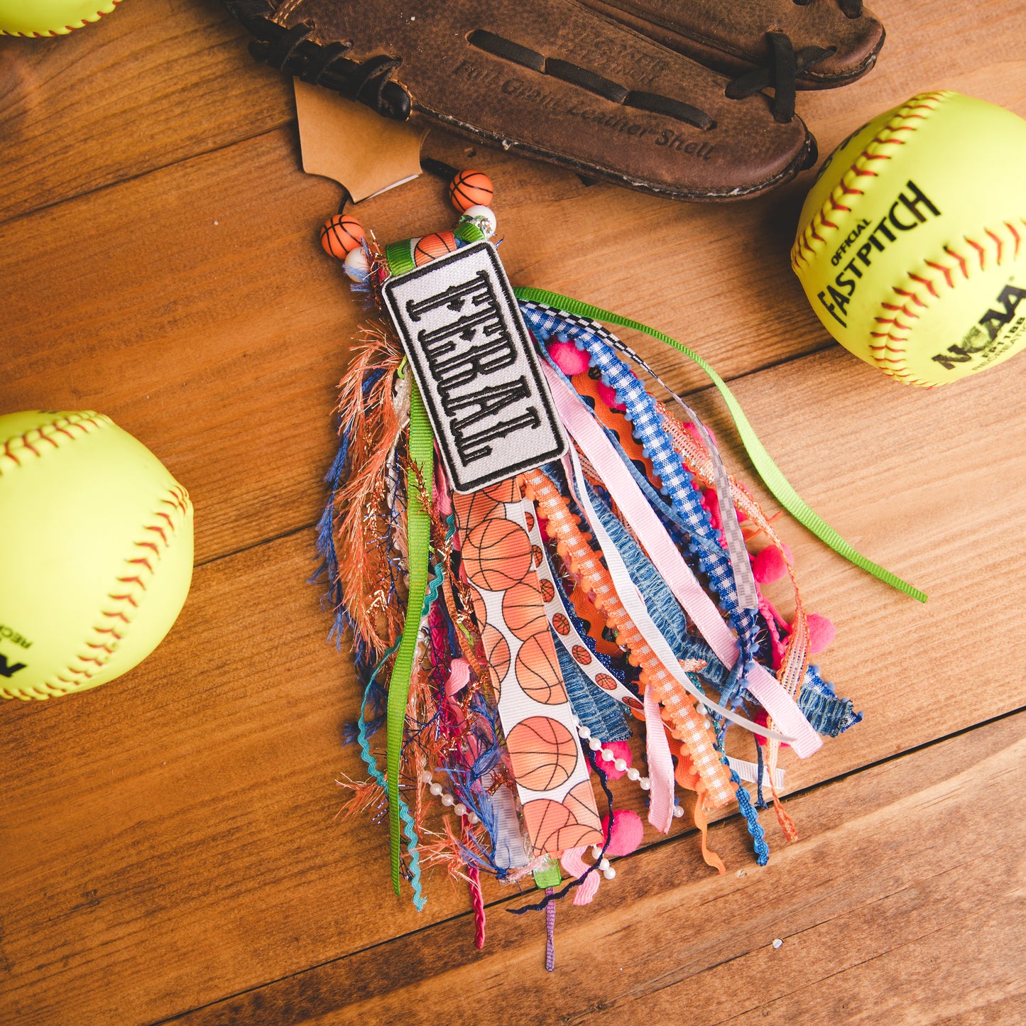 Bag Charm - Feral Basketball