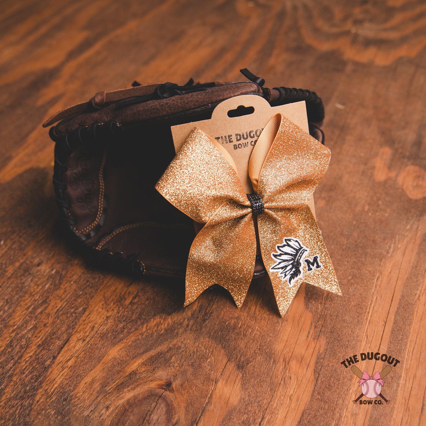 Marietta Cheer Bow- Ready to Ship