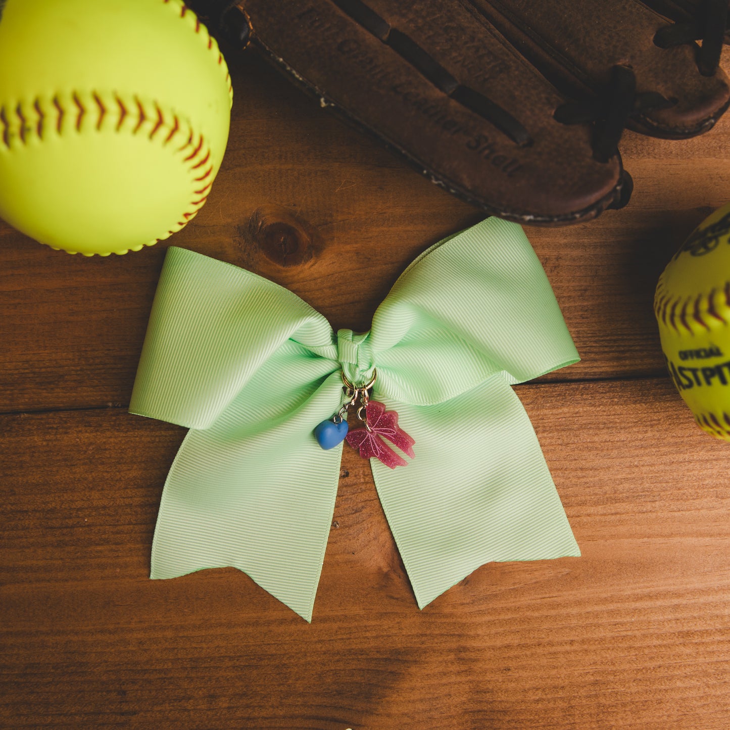 Cheer Light Green Charm