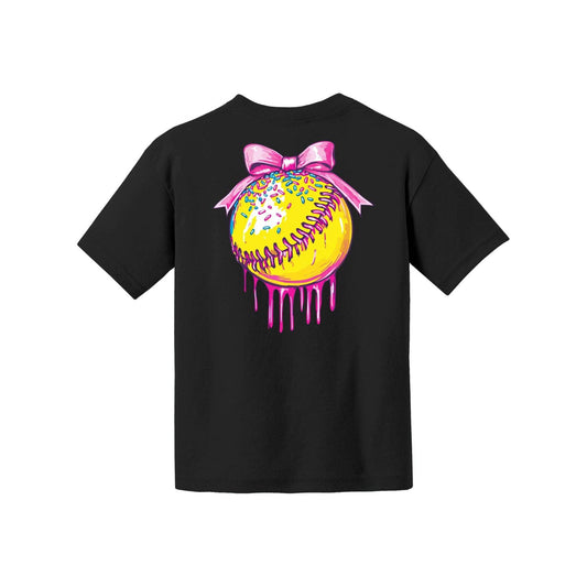 Softball with bow Youth T-shirt