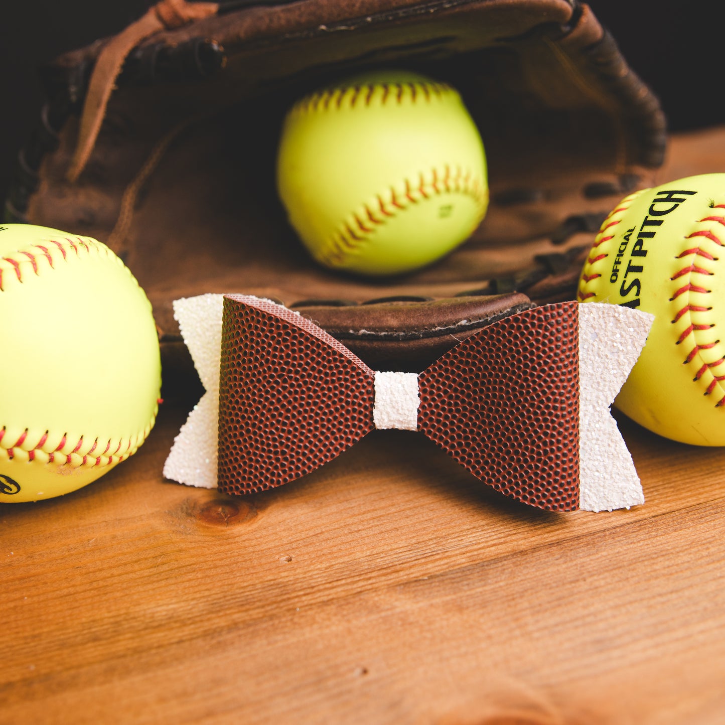 Real Football Leather - White