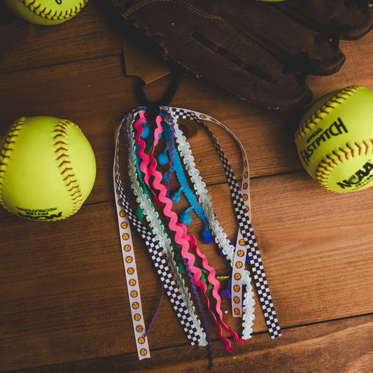 Ponytail Streamer- Softball
