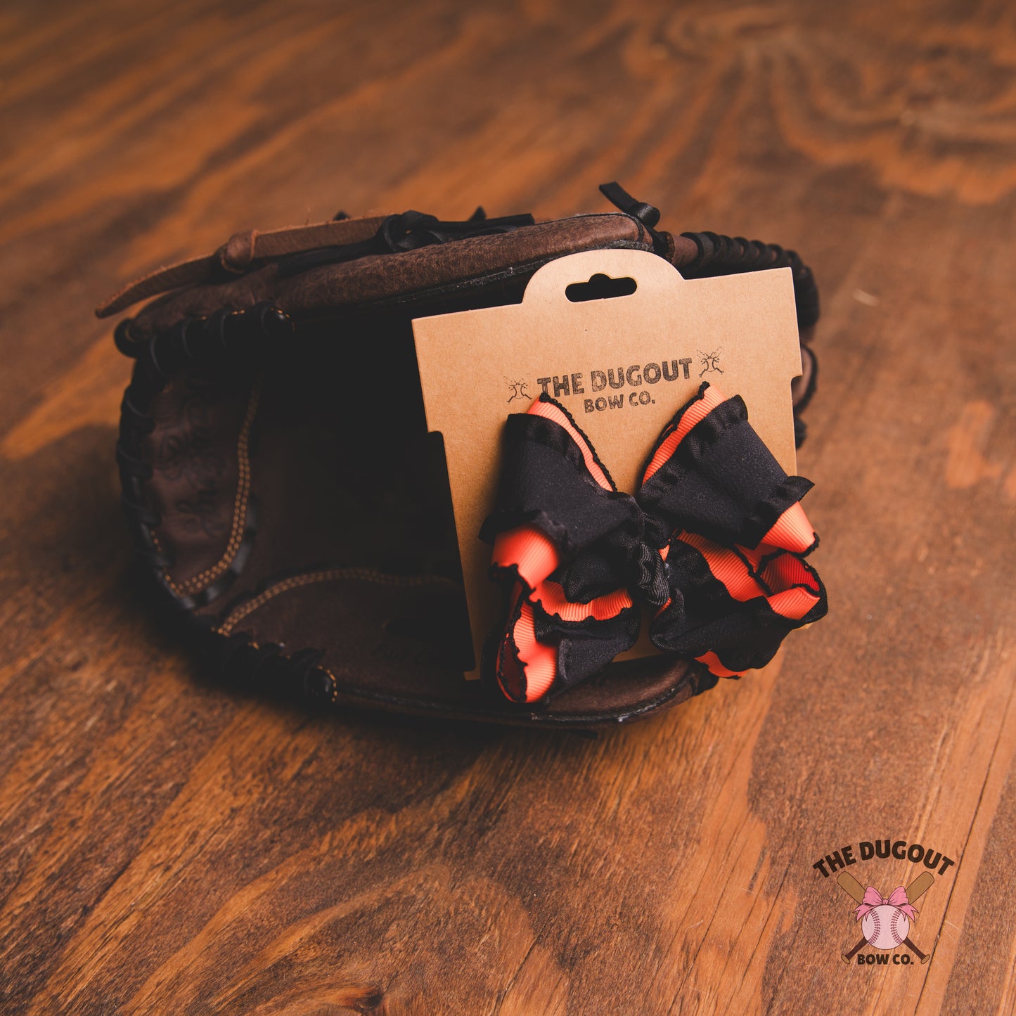 Orange and Black Ruffle