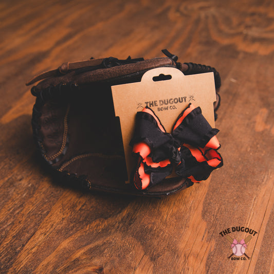 Orange and Black Ruffle