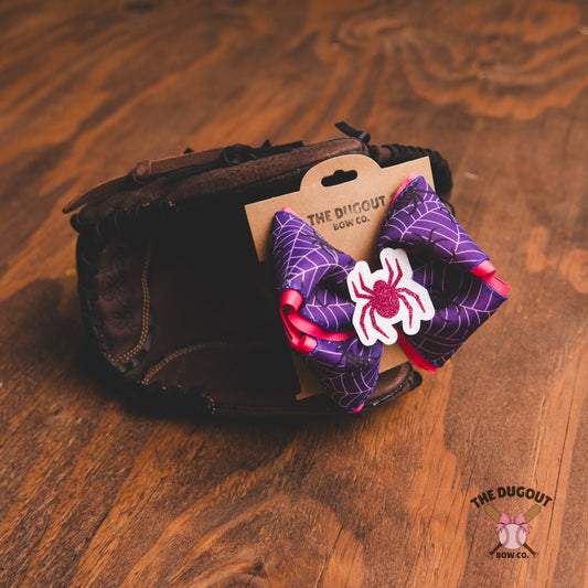 Purple Spiders  Bow