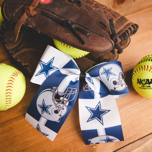 Cheer Bow- Cowboys