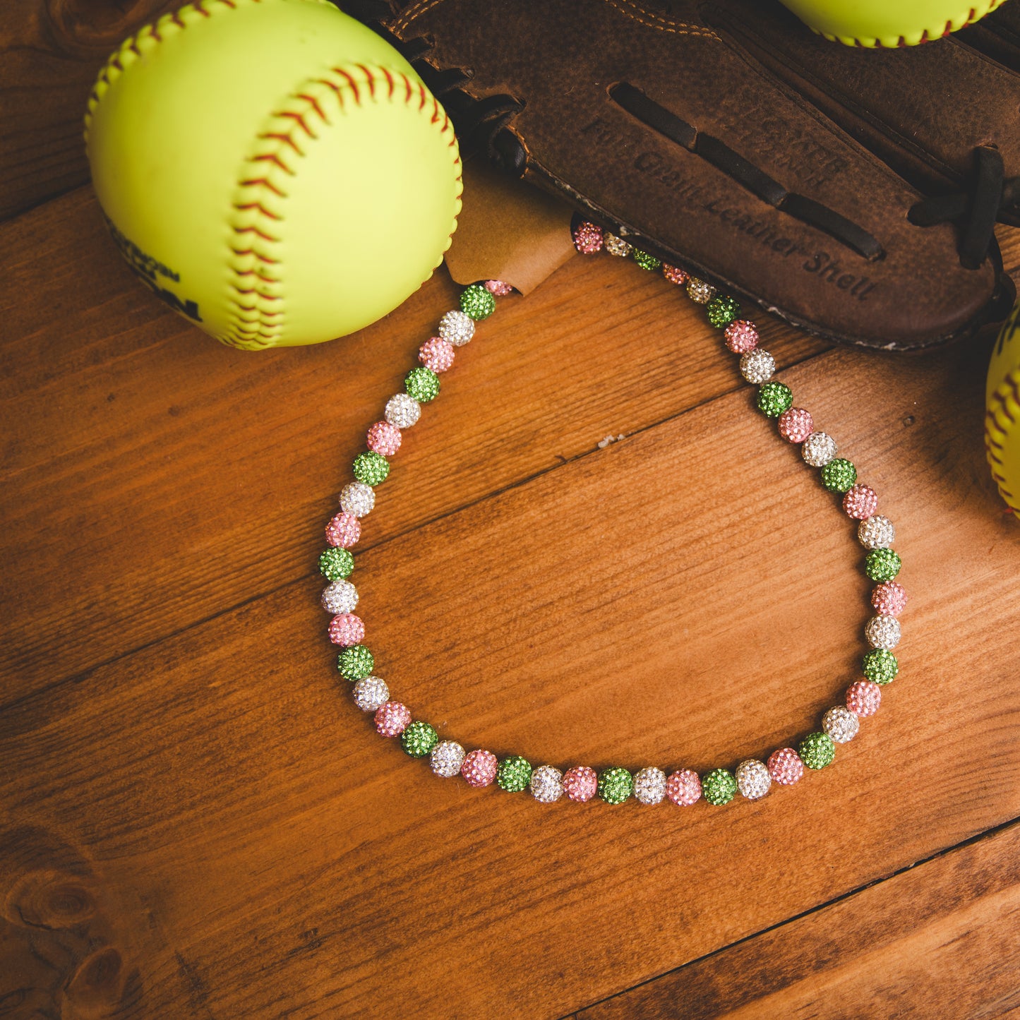 Baseball Bling Necklace - lGrlPW