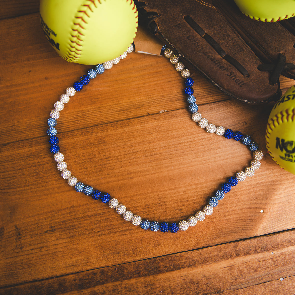 Baseball Bling Necklace - LBWDB (large)