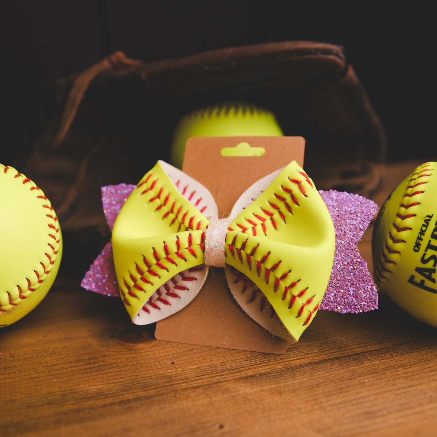 Real Softball - Dugout Diva - Purple - Hair Tie